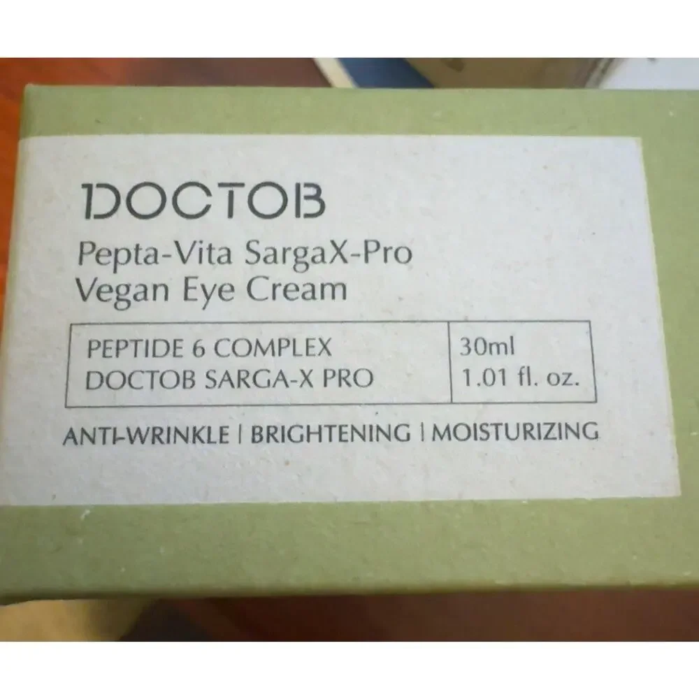 DOCTOB Pepta-Vita SargaX-Pro Vegan Eye Cream 30ml Cruelty Free NIB Exp 11/2027